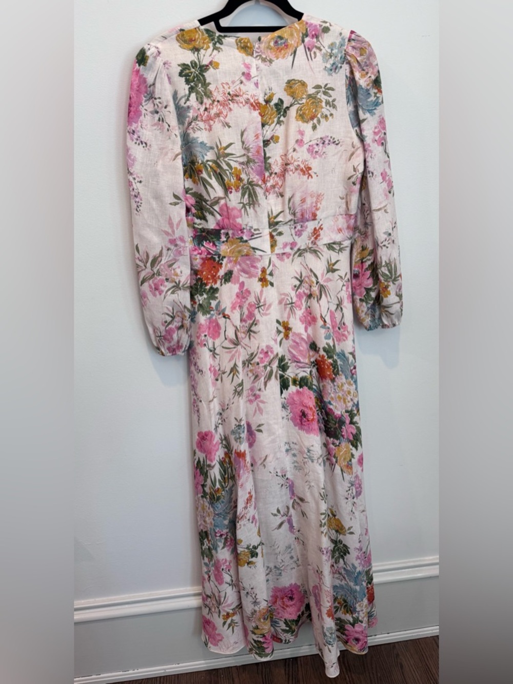 Zimmermann Multicolor Floral Print Linen Heathers Maxi size 3 - Picture 6 of 9